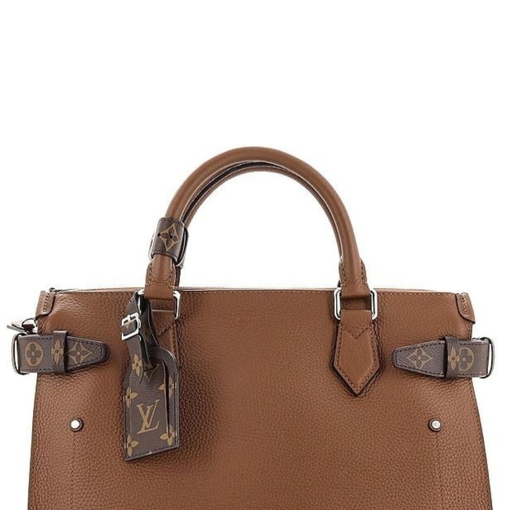 MSRP$4500 Rare! NEW Louis Vuitton North South Tote Taurillon Leather Monogram - Picture 2 of 16